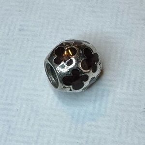 Pandora Sterling Silver Purple Enamel Butterfly Charm (retired)